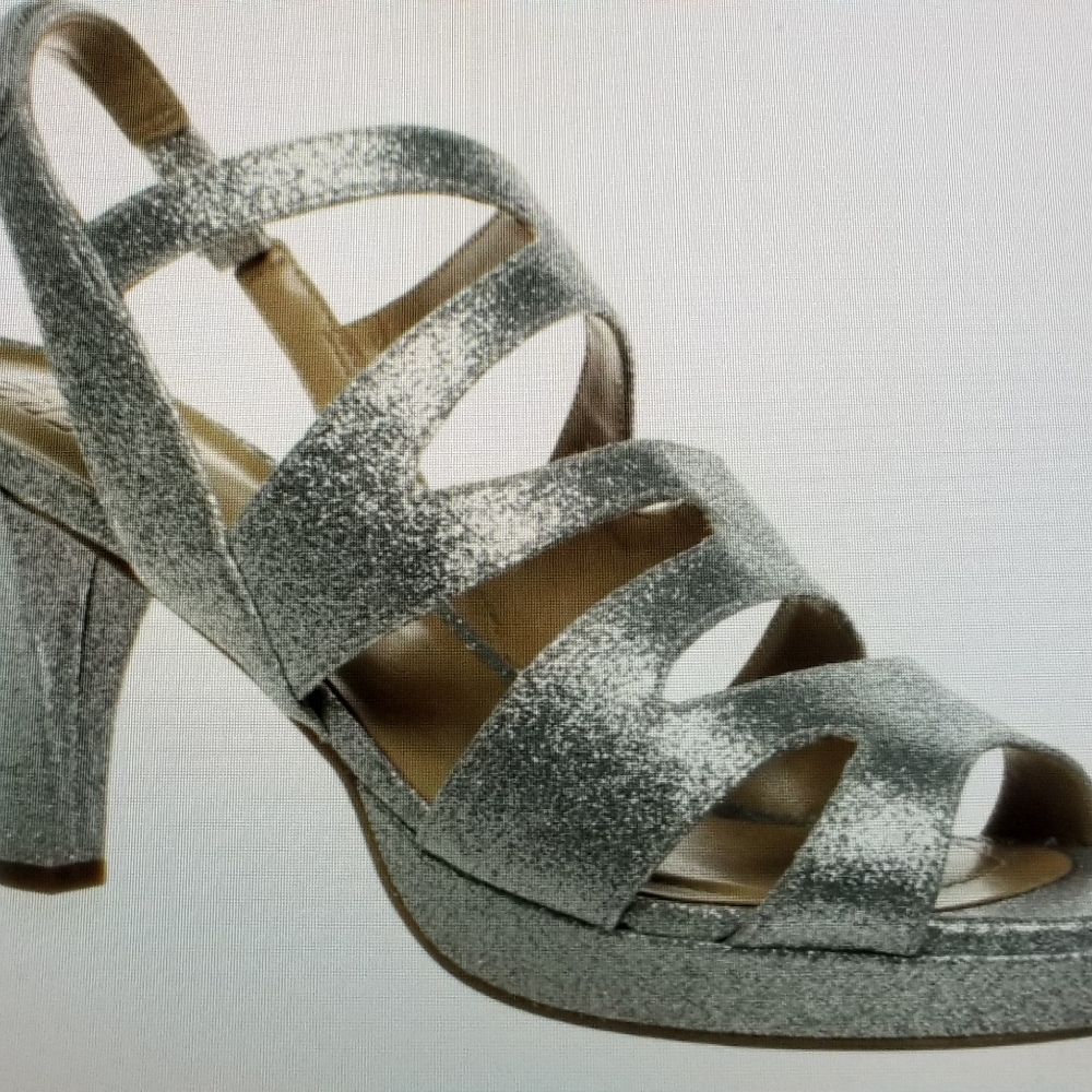 Naturalizer Pressley Sandle - Sparkle Silver